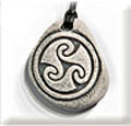 Resin stone effect pendant R1