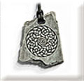 Resin stone effect pendant R1