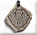 Resin stone effect pendant R1