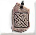 Resin stone effect pendant R1