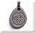 Resin stone effect pendant R1