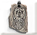Resin stone effect pendant R1