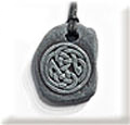 Resin stone effect pendant R1