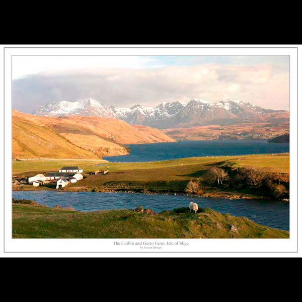 The Cuillin from Gesto