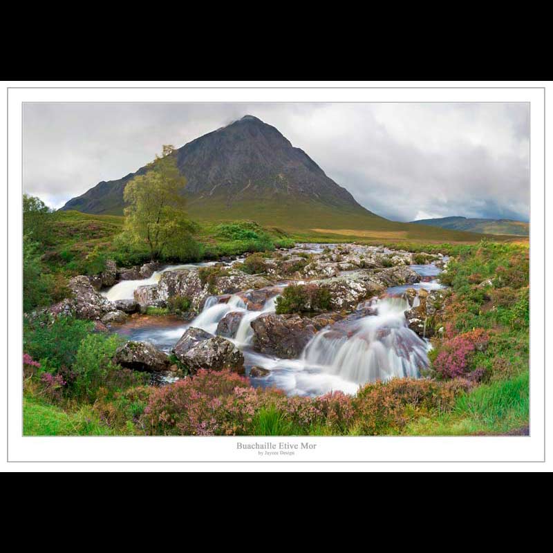 Buachaille Etive Mor waterfall